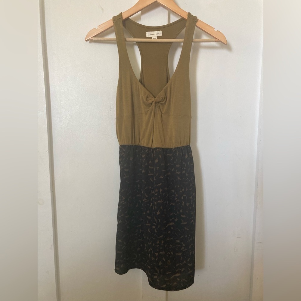 URBAN outfitters Silence & Noise sleeveless mixed media mini dress